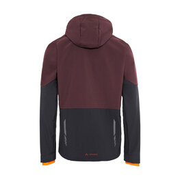 VAUDE chaqueta cortaviento - QIMSA SOFTSHELL - granate/negro
