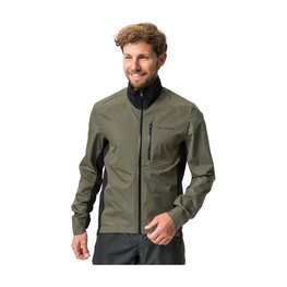 VAUDE chaqueta impermeable - KURO RAIN - verde/negro