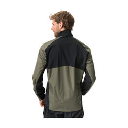 VAUDE chaqueta impermeable - KURO RAIN - verde/negro