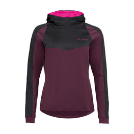 VAUDE maillot de invierno de manga larga - QUIMSA LS - granate/rosa/negro
