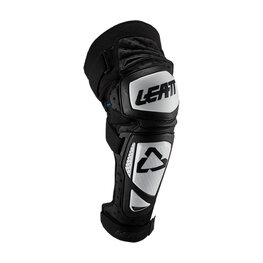 LEATT rodilleras -  KNEE & SHIN GUARD EXT - blanco/negro