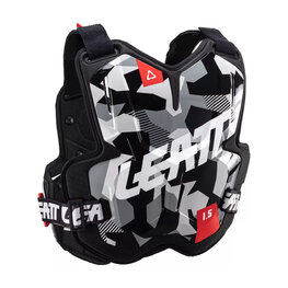 LEATT protector de espalda y pecho - CHEST PROTECTOR 1.5 TORQUE - negro/blanco/rojo