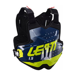 LEATT protector de espalda y pecho - CHEST PROTECTOR 1.5 TORQUE - negro/azul/amarillo