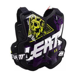 LEATT protector de espalda y pecho - CHEST PROTECTOR 1.5 TORQUE - negro/amarillo/blanco