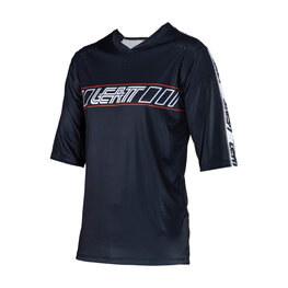 LEATT jersey de manga corta - MTB ENDURO 3.0 - negro