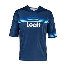 LEATT jersey de manga corta - MTB ENDURO 3.0 - azul