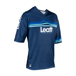 LEATT jersey de manga corta - MTB ENDURO 3.0 - azul
