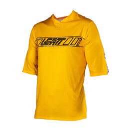 LEATT jersey de manga corta - MTB ENDURO 3.0 - amarillo