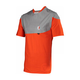 LEATT jersey de manga corta - MTB ALLMOUNTAIN 3.0 - rojo/gris