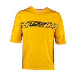 LEATT jersey de manga corta - MTB ENDURO 3.0 JUNIOR - amarillo