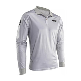 LEATT camiseta de manga larga - POLO TEAM LONG - blanco