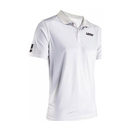 LEATT Camiseta de manga corta - POLO TEAM SHORT - blanco
