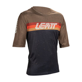LEATT jersey de manga corta - MTB ENDURO 3.0 - negro