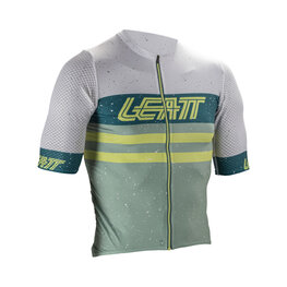 LEATT jersey de manga corta - MTB ENDURANCE 6.0 - verde/gris