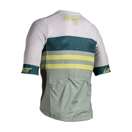 LEATT jersey de manga corta - MTB ENDURANCE 6.0 - verde/gris