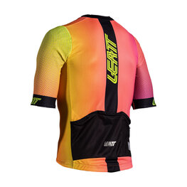 LEATT jersey de manga corta - MTB ENDURANCE 6.0 - naranja/amarillo