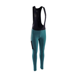 LEATT pantalones largos con tirantes - MTB ENDURANCE 4.0 - azul