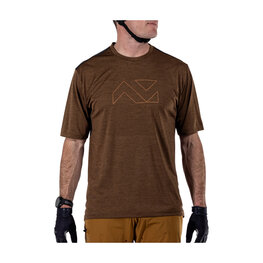 LEATT jersey de manga corta - MTB TRAIL 1.0 - marrón