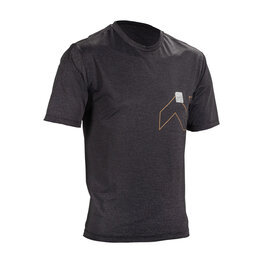 LEATT jersey de manga corta - MTB TRAIL 1.0 X-FLOW - negro