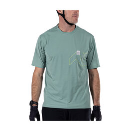 LEATT jersey de manga corta - MTB TRAIL 1.0 X-FLOW - verde