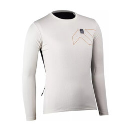 LEATT maillot de verano de manga larga - MTB TRAIL 3.0 W - blanco/negro