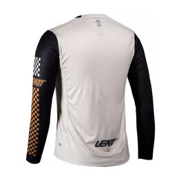 LEATT maillot de verano de manga larga - MTB ENDURO 4.0 W - blanco/negro