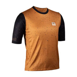 LEATT jersey de manga corta - MTB ENDURO 3.0 W - marrón
