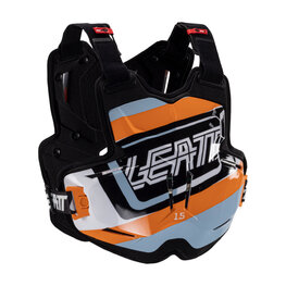 LEATT protector de espalda y pecho - CHEST PROTECTOR TORQUE 1.5 - negro/naranja