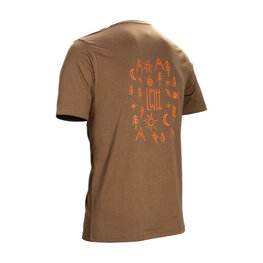 LEATT Camiseta de manga corta - CORE - marrón