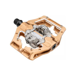 LEATT pedales - GRAVITY 6.0 CLIP-IN - bronce