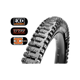 MAXXIS chaqueta - MINION DHR II 3CT/EXO/TR 27.5" x 2.80 - negro
