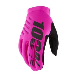 100% SPEEDLAB guantes de dedos largos - BRISKER - rosa