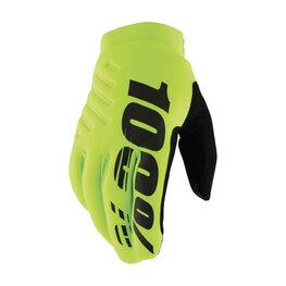 100% SPEEDLAB guantes de dedos largos - BRISKER - amarillo/negro