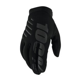 100% SPEEDLAB guantes de dedos largos - BRISKER JR - negro