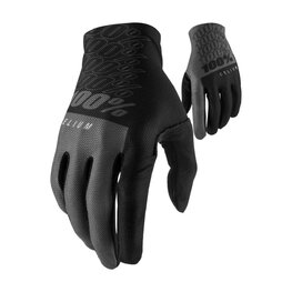 100% SPEEDLAB guantes de dedos largos - CELIUM - negro/gris