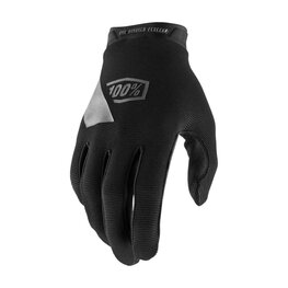 100% SPEEDLAB guantes de dedos largos - RIDECAMP JR - negro/gris