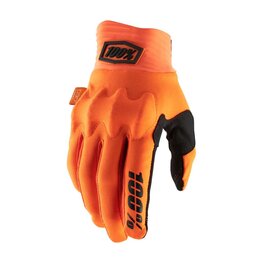100% SPEEDLAB guantes de dedos largos - COGNITO - naranja/negro