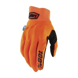 100% SPEEDLAB guantes de dedos largos - COGNITO SMART SHOCK - naranja