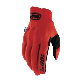 100% SPEEDLAB guantes de dedos largos - COGNITO SMART SHOCK - rojo