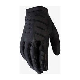 100% SPEEDLAB guantes de dedos largos - BRISKER JR - negro