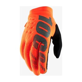 100% SPEEDLAB guantes de dedos largos - BRISKER JR - naranja