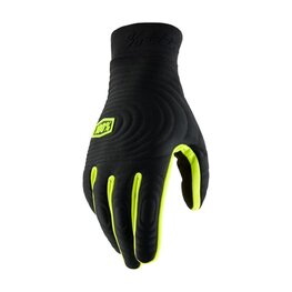 100% SPEEDLAB guantes de dedos largos - BRISKER XTREME - negro/amarillo