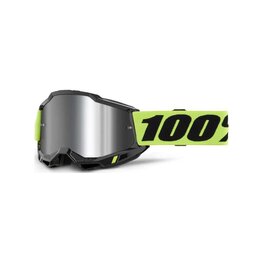 100% SPEEDLAB Gafas - ACCURI 2 - amarillo/negro/plateado