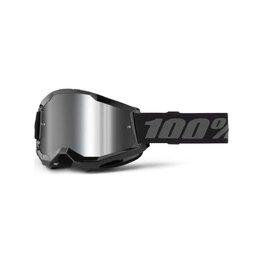 100% SPEEDLAB Gafas - STRATA 2 - negro/gris/plateado