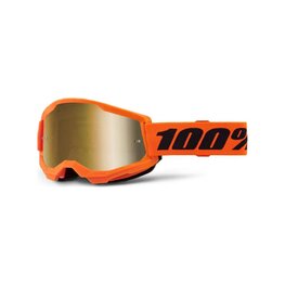 100% SPEEDLAB Gafas - STRATA 2 - naranja/negro/dorado