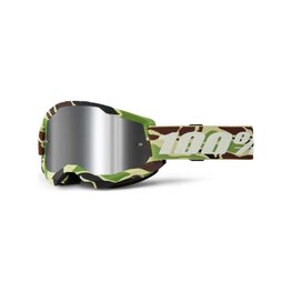 100% SPEEDLAB Gafas - STRATA 2 - beige/verde/marrón/plateado