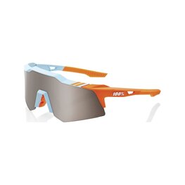 100% SPEEDLAB Gafas - SPEEDCRAFT XS - azul claro/naranja