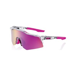 100% SPEEDLAB Gafas - SPEEDCRAFT XS - transparente/púrpura