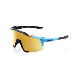 100% SPEEDLAB Gafas - SPEEDCRAFT - azul/negro/dorado