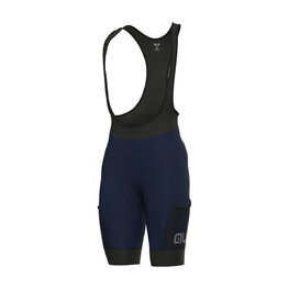 ALÉ pantalones cortos de tirantes - GRAVEL STONES CARGO - azul